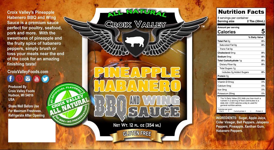 CroixValley's tweet photo. After test-marketing micro-batch sauces at our retail location over the past months, we've decided to expand the line.  Here's a sneak-peak of the upcoming line of Croix Valley BBQ and Wing Sauces! https://t.co/SdUTL6lYYP