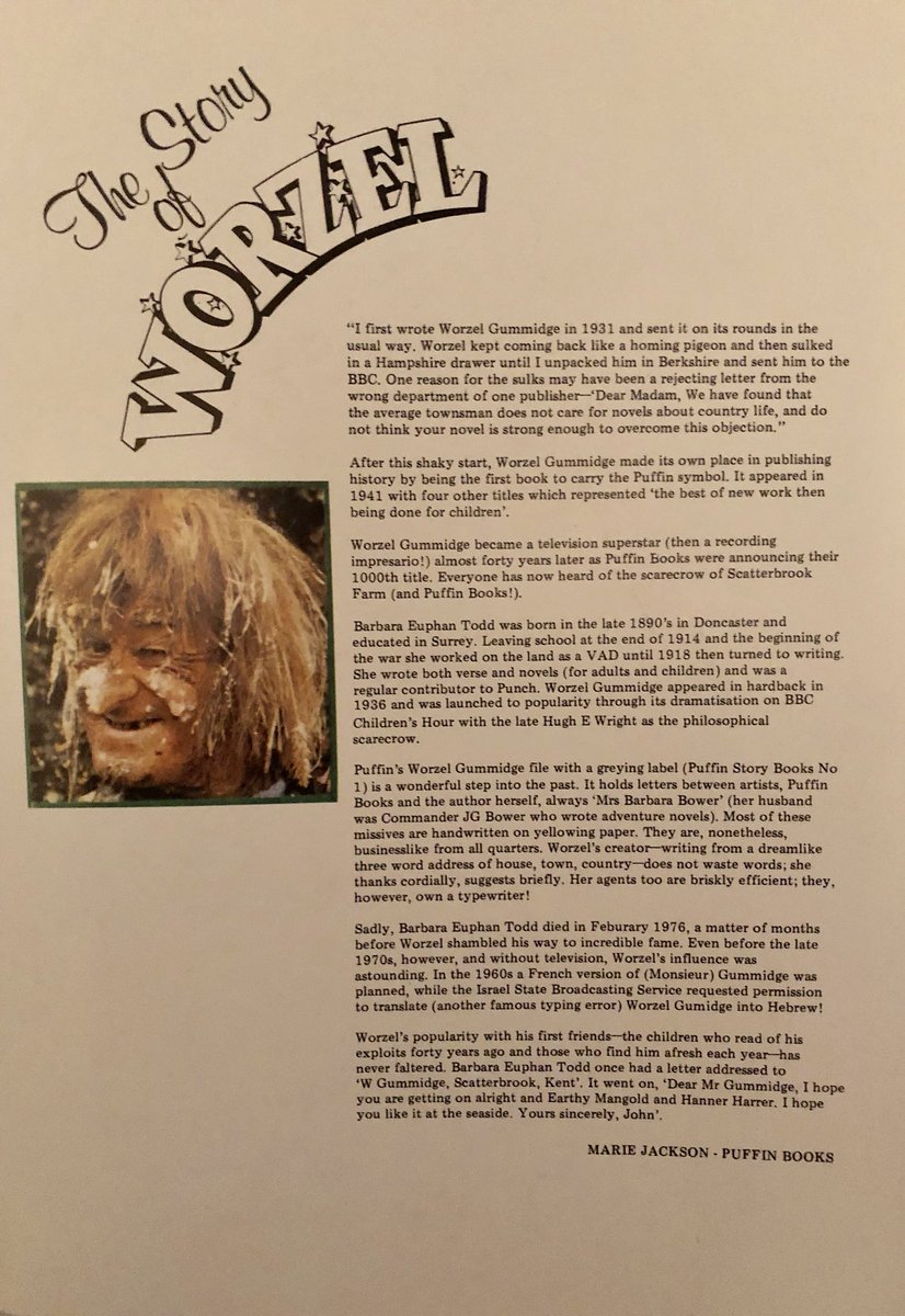 Worzel Gummidge Collector tweet media