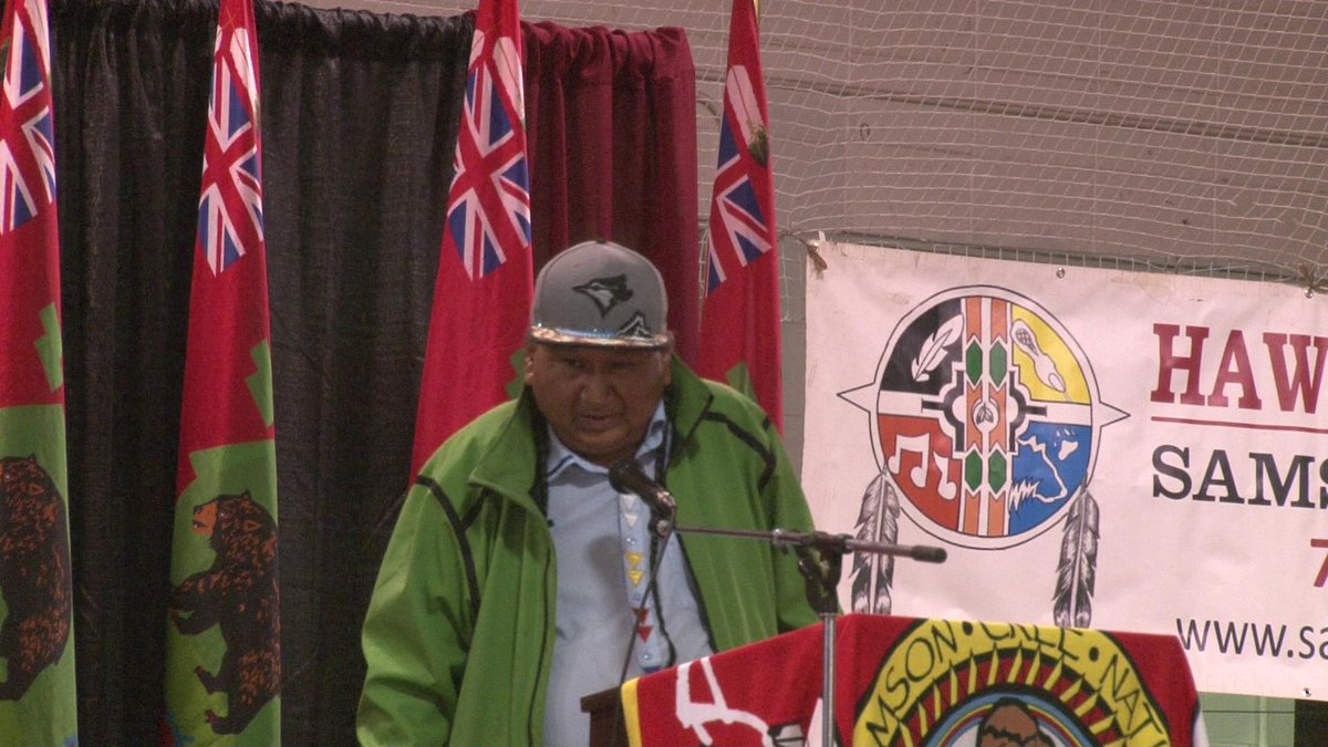 2019 Treaty Talks <a href="/samsoncree/">Samson Cree Nation</a> Elder Jim O'Chiese spoke on the natural and spiritual connection Indigenous people have with the land and the spirit of the Treaties #maskwacis #Treaty6 #Indigenous #History #SamsonCreeNation