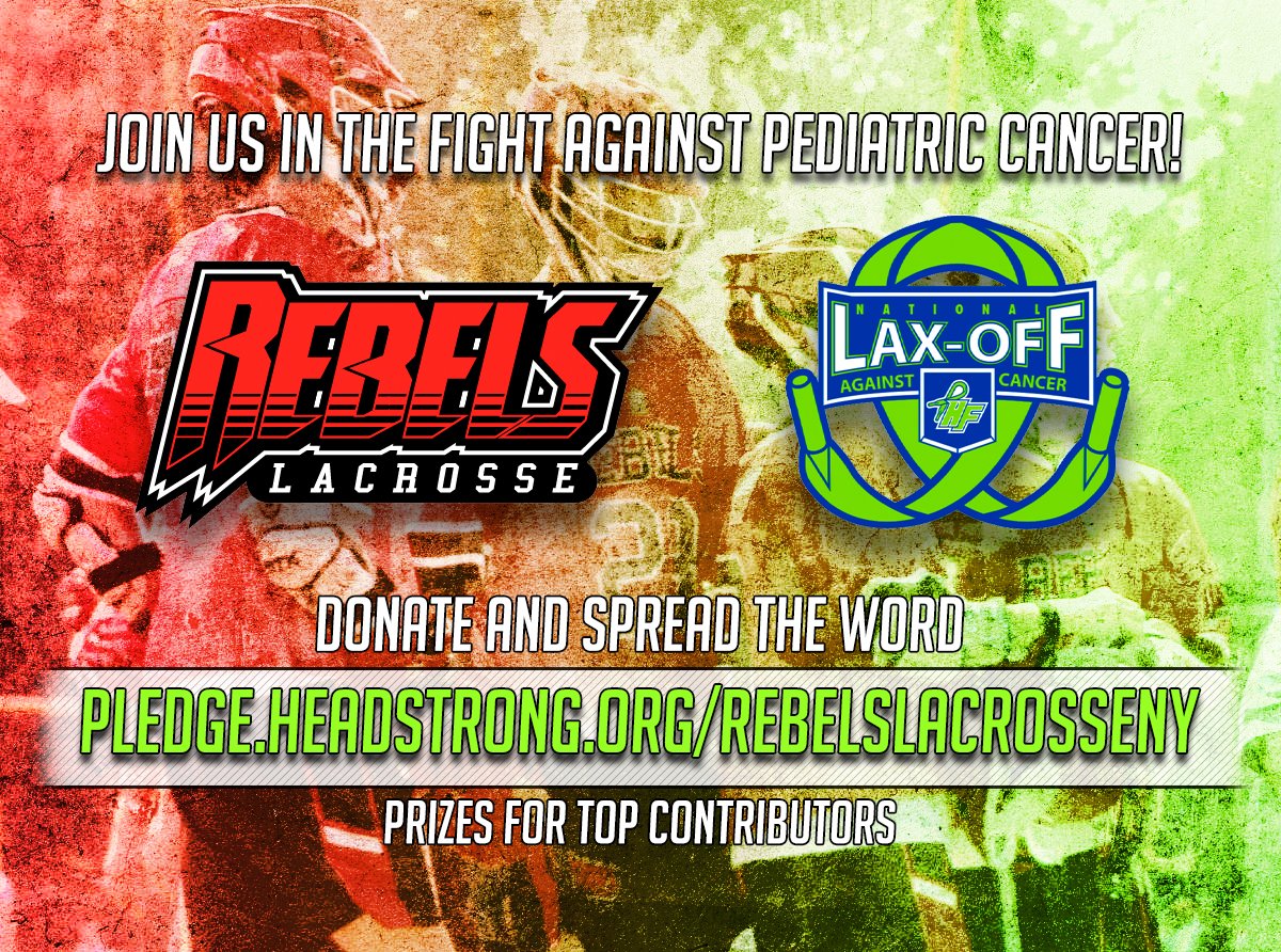 Rebels Lacrosse Club (@rebelslaxclub) on Twitter photo We're joining <a href="/HEADstrongFnd/">HEADstrong Foundation</a> in the fight against cancer! Spread the word and donate at the link to do your part in this very important fight.
pledge.headstrong.org/RebelsLacrosse… We're joining <a href="/HEADstrongFnd/">HEADstrong Foundation</a> in the fight against cancer! Spread the word and donate at the link to do your part in this very important fight.
pledge.headstrong.org/RebelsLacrosse…