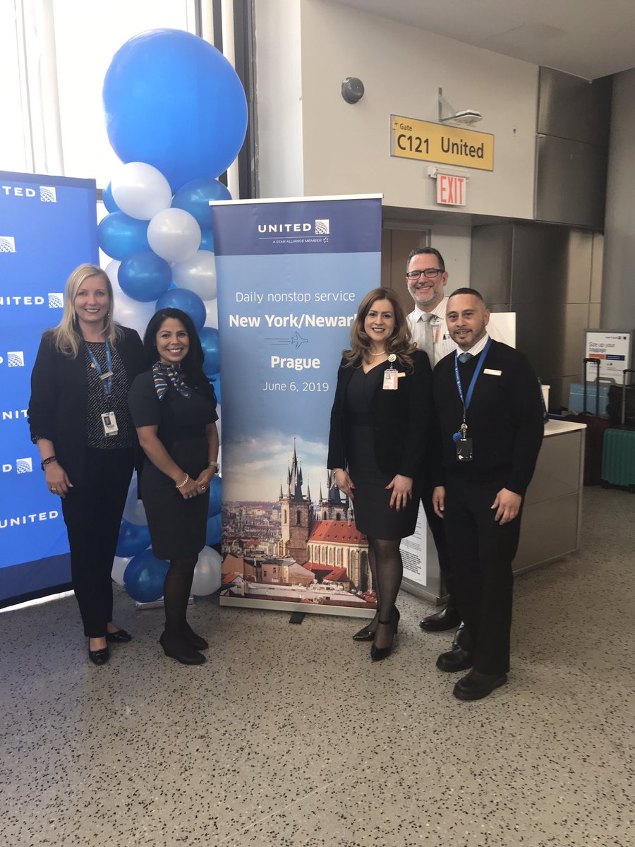 mtmorais28's tweet photo. Daily non-stop flight to Prague!  How awesome is that!  @weareunited @EWRmike @jonathangooda #beingunited #United2winNYC https://t.co/GhejiCER6s