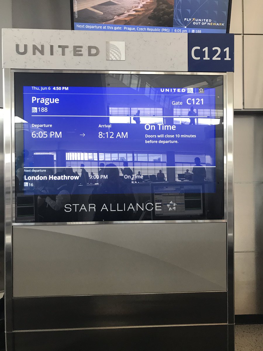 mtmorais28's tweet photo. Daily non-stop flight to Prague!  How awesome is that!  @weareunited @EWRmike @jonathangooda #beingunited #United2winNYC https://t.co/GhejiCER6s