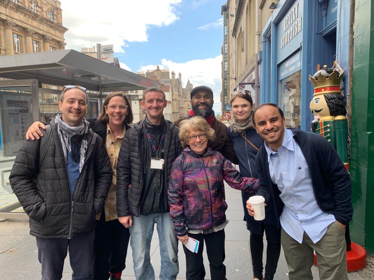S_ALRAKHAYES's tweet photo. A unique tour around Edinburgh 🏴󠁧󠁢󠁳󠁣󠁴󠁿organized by @InvisibleEdin 
Let’s u see a social angle (tourists &amp; even locals tend to overlook)
Nice also to bump into @nancyrlee 
Remember to get a copy of the new edition of her book 😉
#WSMC19 
#socmar https://t.co/YTDcsTynxH
