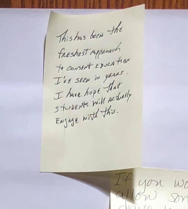 OneStudentOrg's tweet photo. Our “why”! We never forget what an honor this work is and why and what we are working to create. #iamonestudent #consent @OhioHigherEd https://t.co/leSSoWownG