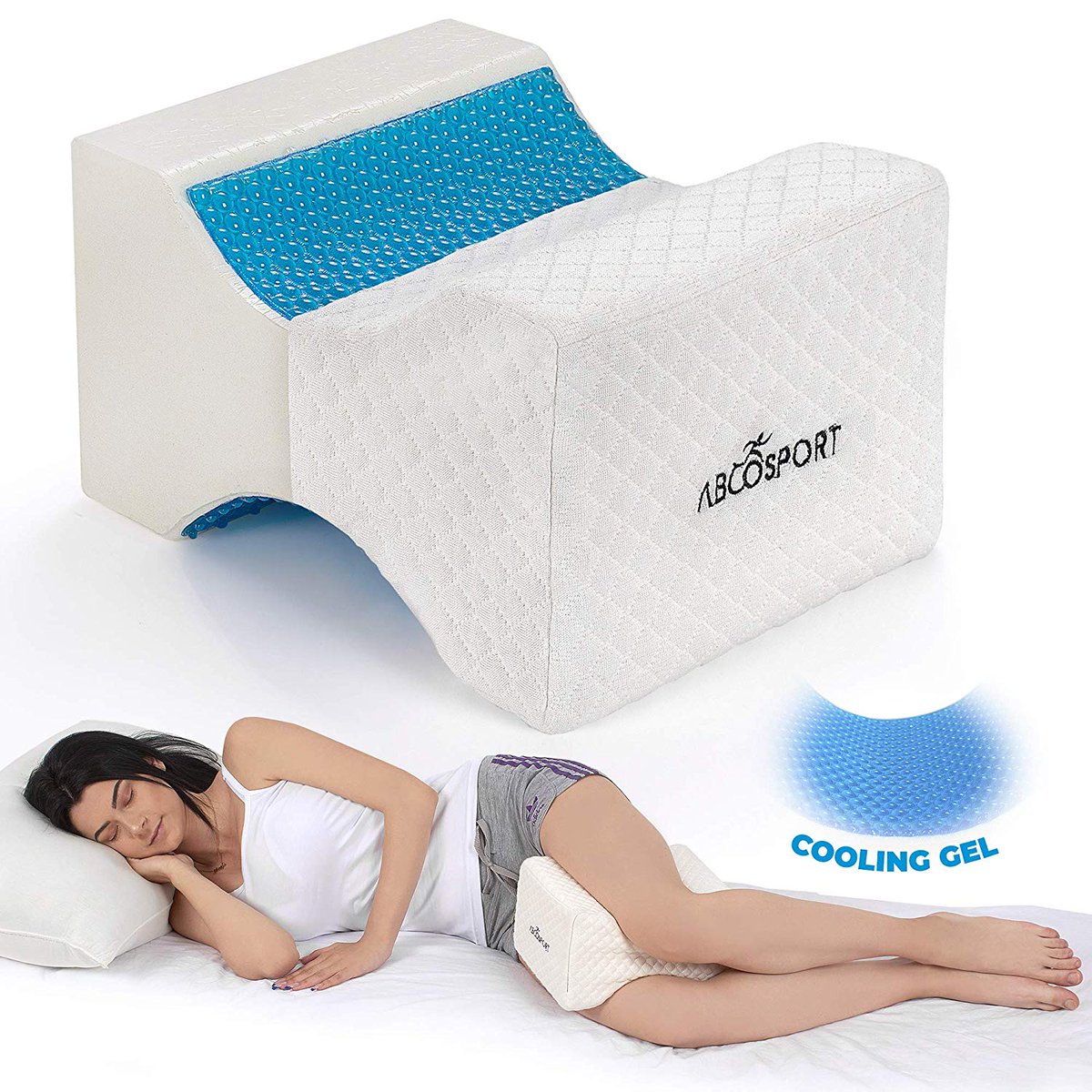 abcotechbrand's tweet photo. The newest addition to our knee pillow collection:
The amazing MEMORY FOAM KNEE PILLOW with #coolinggel

Available Now! https://t.co/yGgREVnUXj https://t.co/5tqisdkEaY