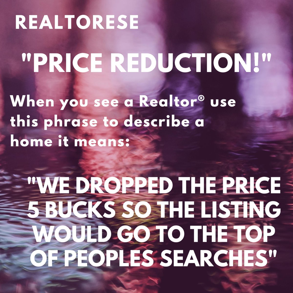 Watch out for that Reatorese! It's funny cause it's true. #realtorese #abetterqualityexperience #dowork #jeremypoehlsrealtor #thejasonwitteteam #scottsdalerealestate #chandlerrealestate #gilbertrealestate #temperealestate #paradisevalleyrealestate