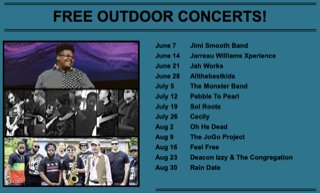 Looking forward to this #FreeConcertSeries in DC!! #FridaysatFtTotten <a href="/JahWorks/">Jah Works</a> <a href="/OhHeDead/">Oh He Dead</a> <a href="/SolRoots/">Sol Roots</a> <a href="/TheJoGoProject/">The JoGo Project</a> <a href="/FeelFreeMusic/">FeelFree</a> <a href="/CecilyAlexa/">Cecily</a> <a href="/PebbletoPearl/">DariJ of P2P</a> #JimiSmoothBand &amp; more! featuring some of the best in DC talent.

<a href="/FreeinDCBlog/">Free in DC</a> <a href="/TheModernDC/">Modern at Art Place</a> <a href="/Ft_Totten_SHS/">Fort Totten SHS</a> <a href="/SocialInDC/">DCSocial</a>
