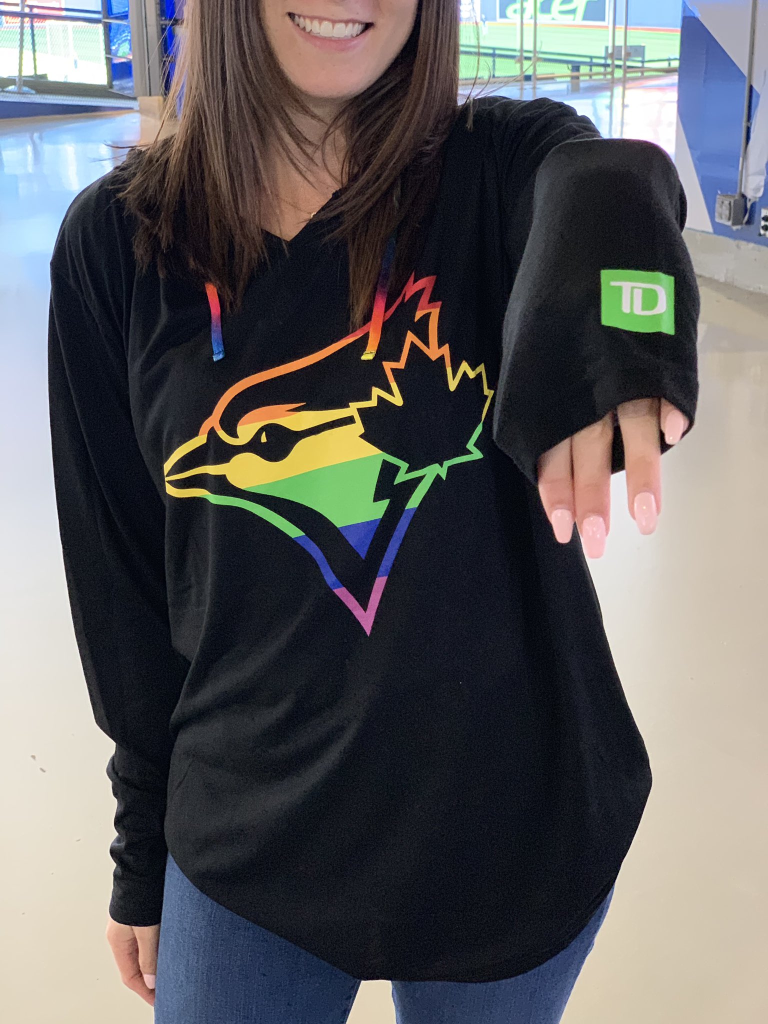 TD (Canada) on X: First 15,000 fans get a Pride hooded henley during @BlueJays  Pride Night!  / X