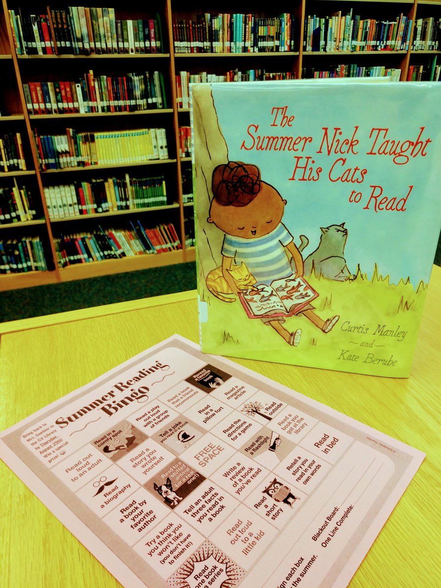 LibraryGV's tweet photo. Have fun reading this summer, Bulldogs! Play Summer Reading Bingo and check out our Summer LibGuide!
https://t.co/aOSxZ7COTe
#gvlib #gv_wilson #wilsonsd https://t.co/BT5Sn5yH3t