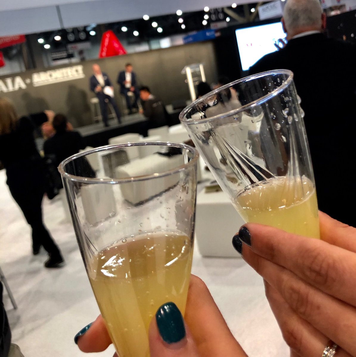 Cheers to 50 years of  #MasterSpec, a product of <a href="/AIANational/">AIA</a> 🥂 Join <a href="/Deltek/">Deltek</a> + Avitru today at 4pm for a celebratory Happy Hour! Booth 7136. #A19Con