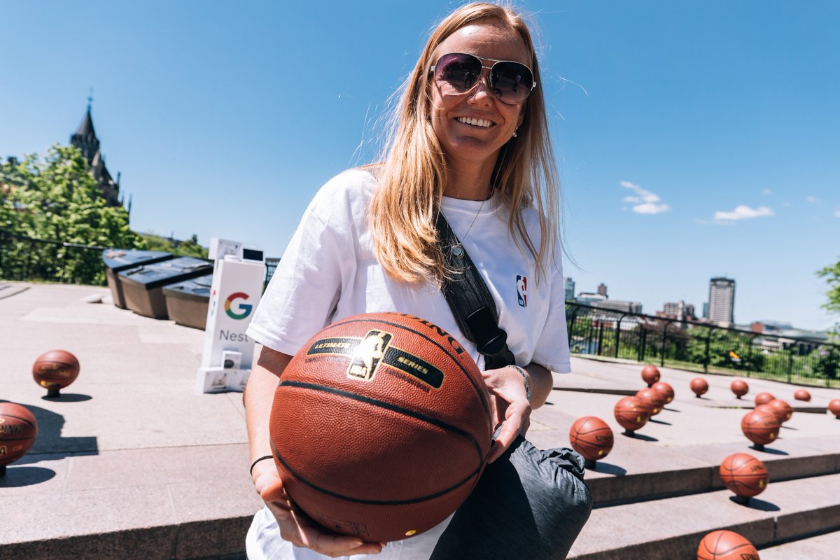 NBACanada's tweet photo. Participants of the NBA Finals Ball Drop selected 1 of 200 basketballs for chance to win great prizes! 

#NBABallDrop | #GoogleNest | #NBAFinals https://t.co/DHUY8CJHdz