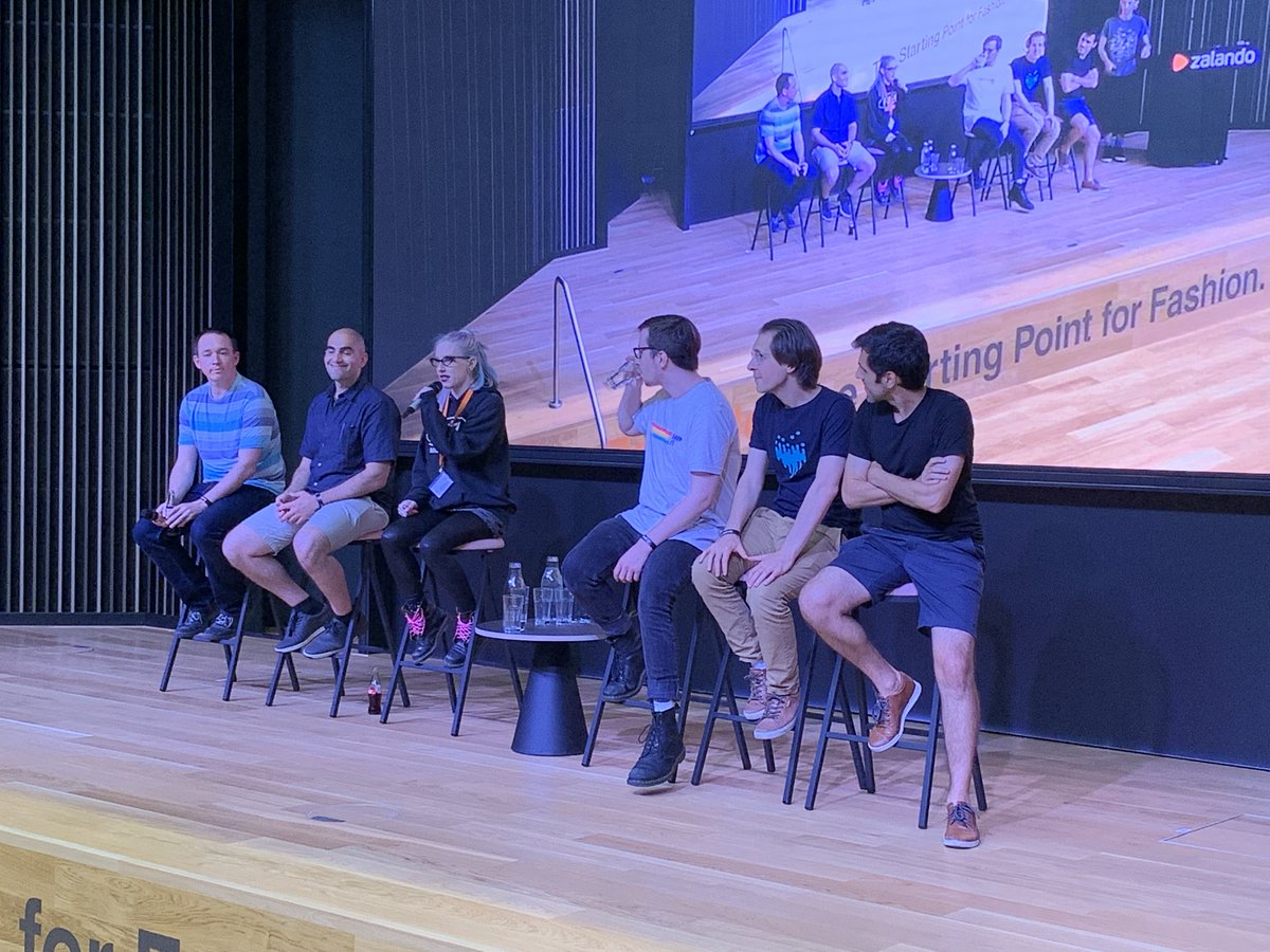 fullstack_js's tweet image. thank you #TC39 members for sharing all those insights with us
also a big thanks to the audience for so many interesting and diverse questions
#JavaScript in #Berlin .. big time 🤘🌈🦄
huge thanks to @ZalandoTech for making this possible in such an amazing location
#wwwtf