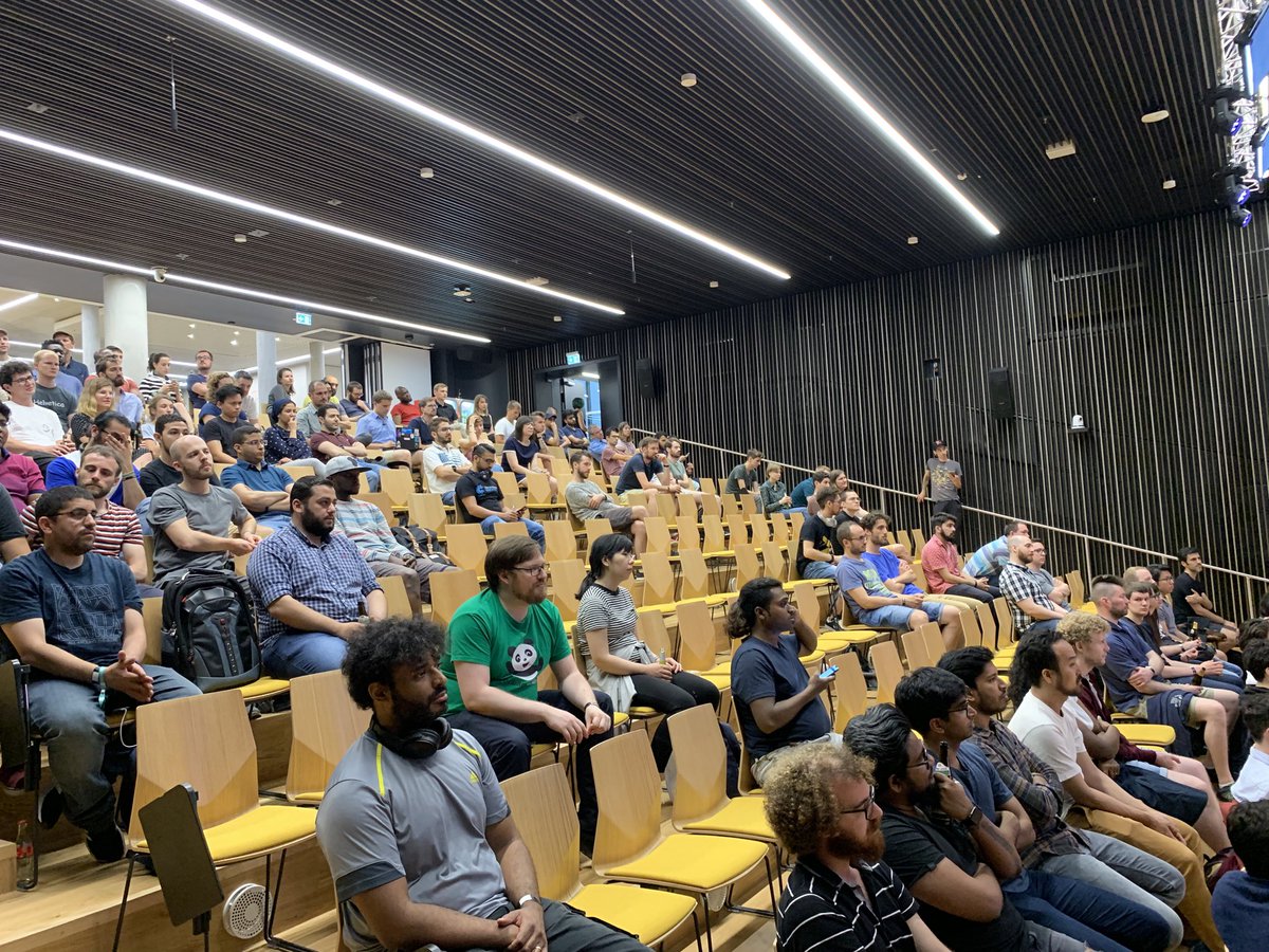fullstack_js's tweet image. thank you #TC39 members for sharing all those insights with us
also a big thanks to the audience for so many interesting and diverse questions
#JavaScript in #Berlin .. big time 🤘🌈🦄
huge thanks to @ZalandoTech for making this possible in such an amazing location
#wwwtf