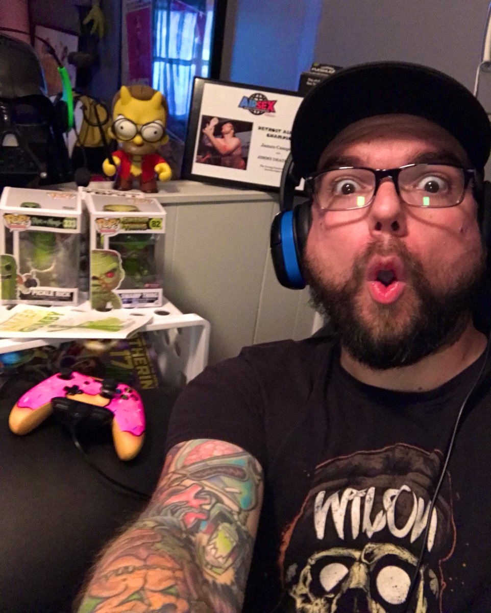 WHOtheFisJC's tweet photo. ATTN: #ManthongMafia tomorrow’s #FuckShitUp Friday stream will start a bit later then usual. I’ll likely be dropping into the @RealmRoyale closer to 4pm. But I’ll be streaming from my new #FSUF location (upstairs). Come hang out! https://t.co/12cFbNSlwM #Twitch https://t.co/CRmNSfNIFE