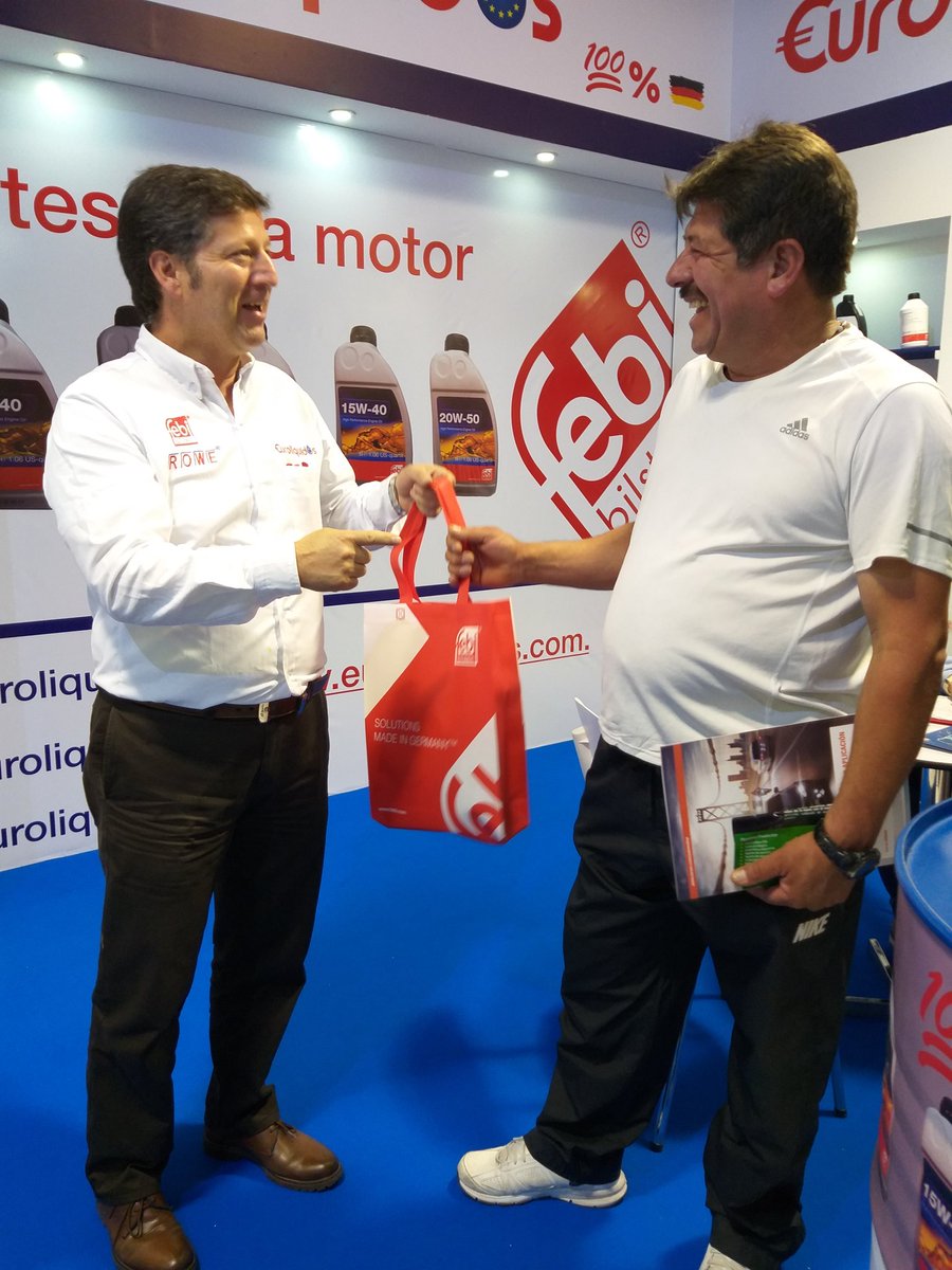 Euroliquidos's tweet image. Nuestros clientes... Nuestra razón de ser.

Lo esperamos hoy 6 de Junio y mañana 7 en el stand de @Euroliquidos pabellón 3 Stand 113 de la feria #Expopartes en @CorferiasBogota, para tener el gusto de atenderlo y enseñarle la calidad #MadeInGermany de los lubricantes #Febi.