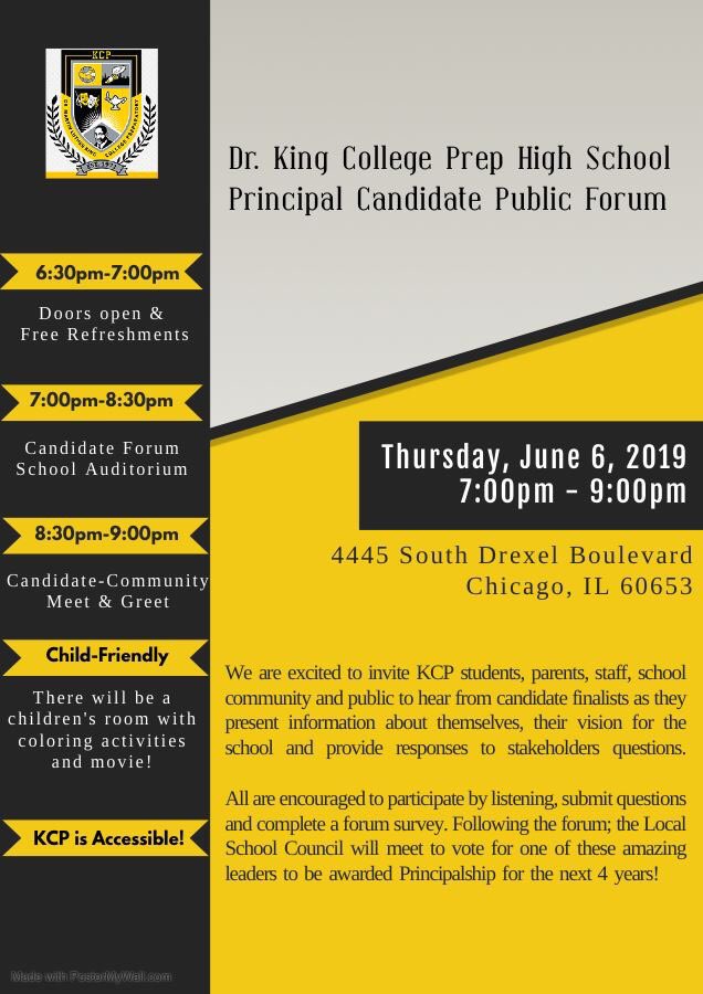 Parents of Dr. King College Prep HS tweet media