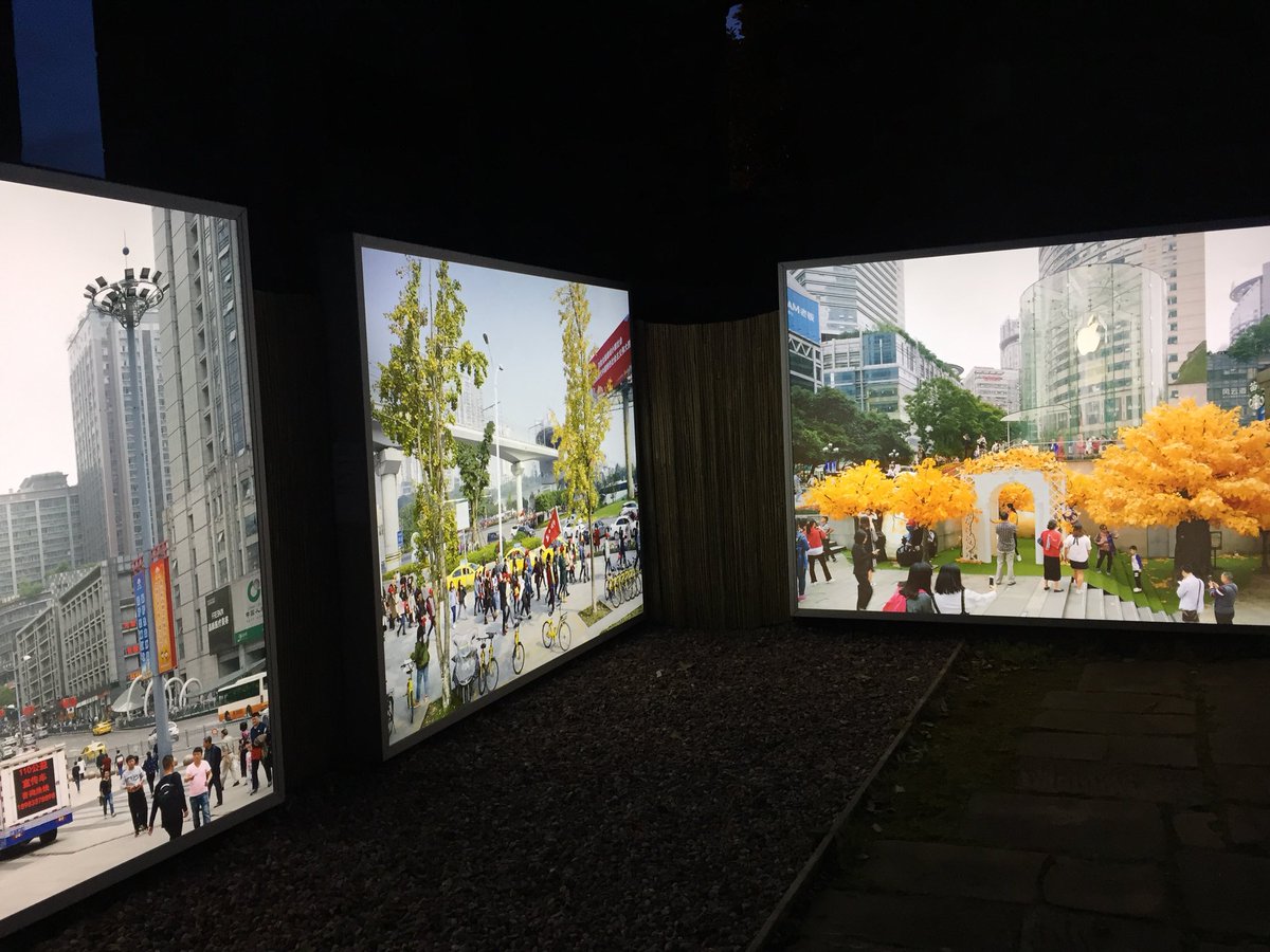 imaginewirral's tweet photo. The glow in the quiet after the opening when only the images were here....lovely in the day and lovely at night. @OpenEyeGallery #LookPhotoBiennial #YanPreston #boroughofculture https://t.co/Hw69u9yGTx