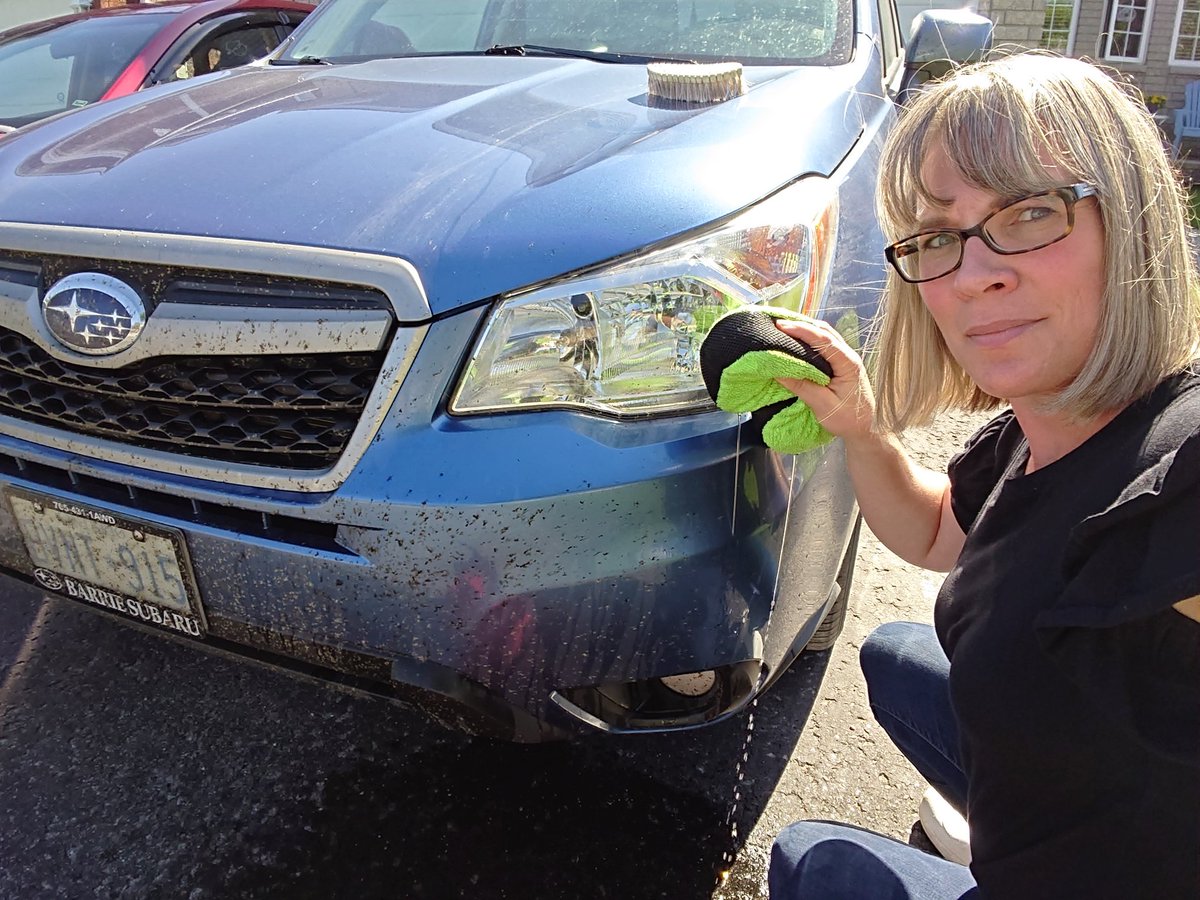 CrystalJonesA's tweet photo. Debugging the car after our trip up north! #koolsummerselfie @PaulSadlon https://t.co/UCpoIunnpa