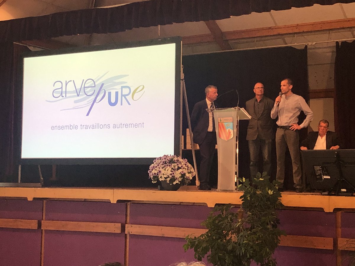 MartialSaddier's tweet photo. La soirée a été l’occasion de remercier ttes les entreprises qui ont bénéficié d’Arve Pure en réalisant des investissements qui vont au-delà de la norme. Arve Pure n°1 (de 2007 à 2012) puis Arve Pure nº2 (de 2013 à 2018) ont débouché sur 18,3M€ d’aides pour 31M€ de travaux 2/4 https://t.co/NvylXq4lTN