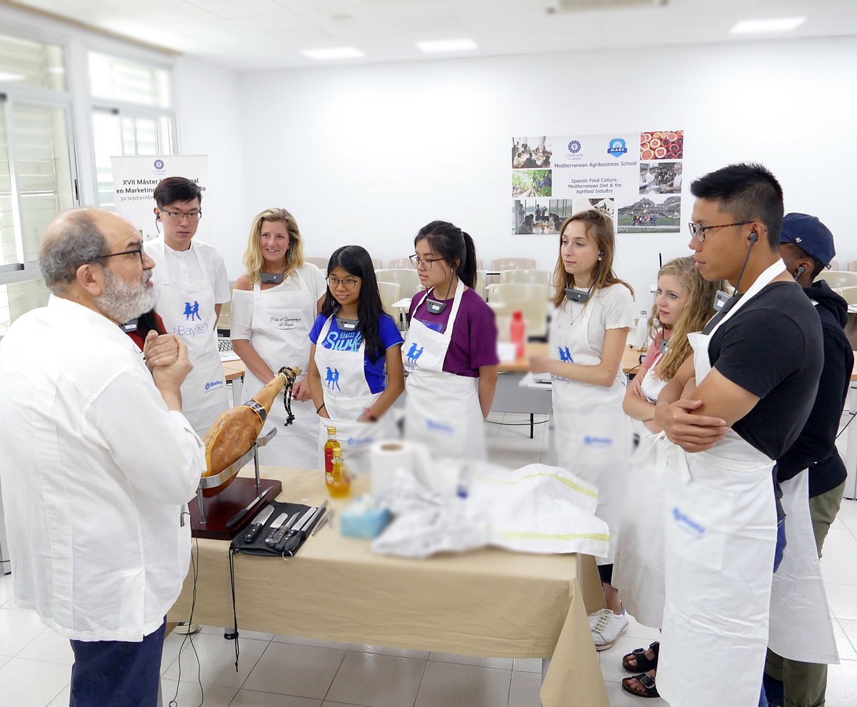 CIHEAMZaragoza's tweet photo. Superb tasting session of local produce with @JuanBarbacil 
#MABS19 https://t.co/VKp23w10RA