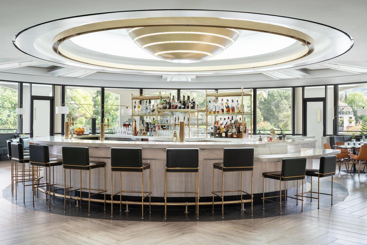 EDGdesign's tweet photo. A preview of Coin & Candor California Brasserie, now open at @FSWestlake! EDG reimagined the lobby level restaurant at Four Seasons Westlake as a fresh Brasserie concept that exudes #SoCal style and attitude. #FSWestlake #CoinandCandor #HospitalityDesign #EDGDesign https://t.co/A8SdqpnPCU