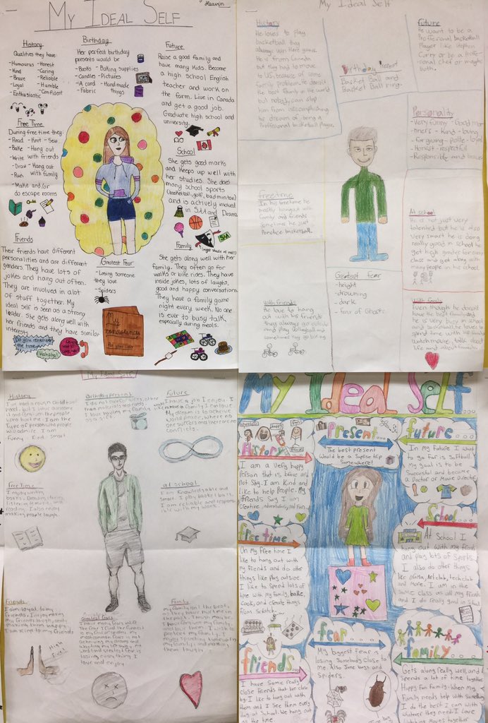 __Huckleberry's tweet photo. #MUCC Gr8 Health students craft their « ideal self » This will be fun to look back on in a few years! #Proud2BMUCC https://t.co/VJlQZ7P4uT