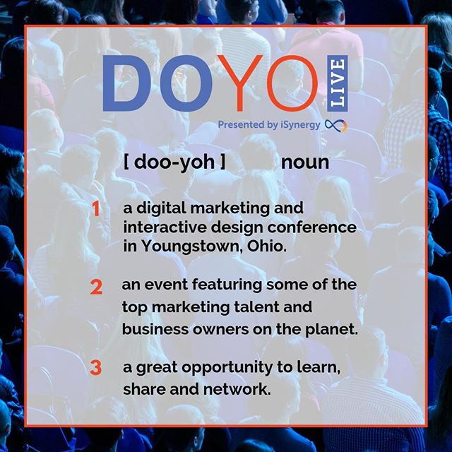 DOYOLive's tweet image. DOYO Live is perfect for the marketing professional and business owner in Northeastern Ohio and Western PA. Have you bought your ticket? 🎟 #DOYO #DOYOLive #Marketing #DigitalMarketing #Youngstown #Ohio #Interactive #Design #Conference #Content #Business #Creative