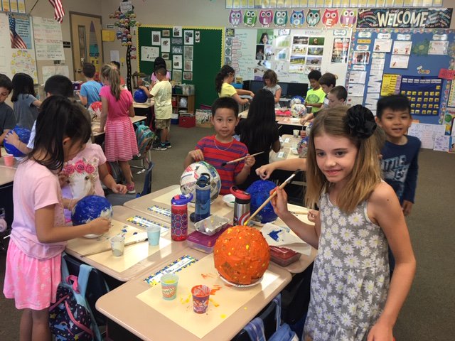 SunriseElem's tweet photo. Step #2 of the dinosaur egg making adventures. Mrs. Jendrick's class had a great time creating today. #TeamSparty #Hands-onLearning #SunriseElementary  #STEAM https://t.co/voYvnlycHo