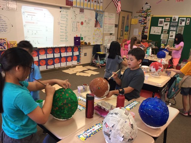 SunriseElem's tweet photo. Step #2 of the dinosaur egg making adventures. Mrs. Jendrick's class had a great time creating today. #TeamSparty #Hands-onLearning #SunriseElementary  #STEAM https://t.co/voYvnlycHo