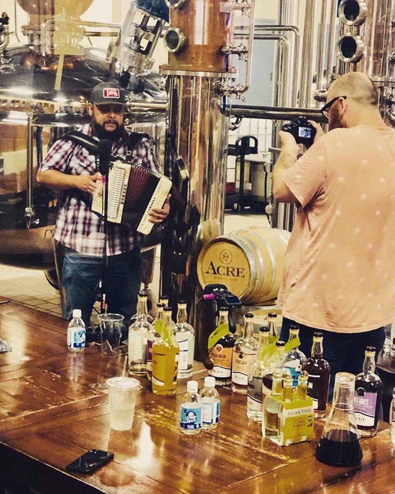 🎶 @ShakeMusicTV turns their spotlight on some of the best &amp; brightest local musicians &amp; we’re happy to let them bring the party to Acre Distilling for filming. Stay tuned for Abel Casillas &amp; more favorites of the #NorthTexas music scene coming up this summer. #FortWorth