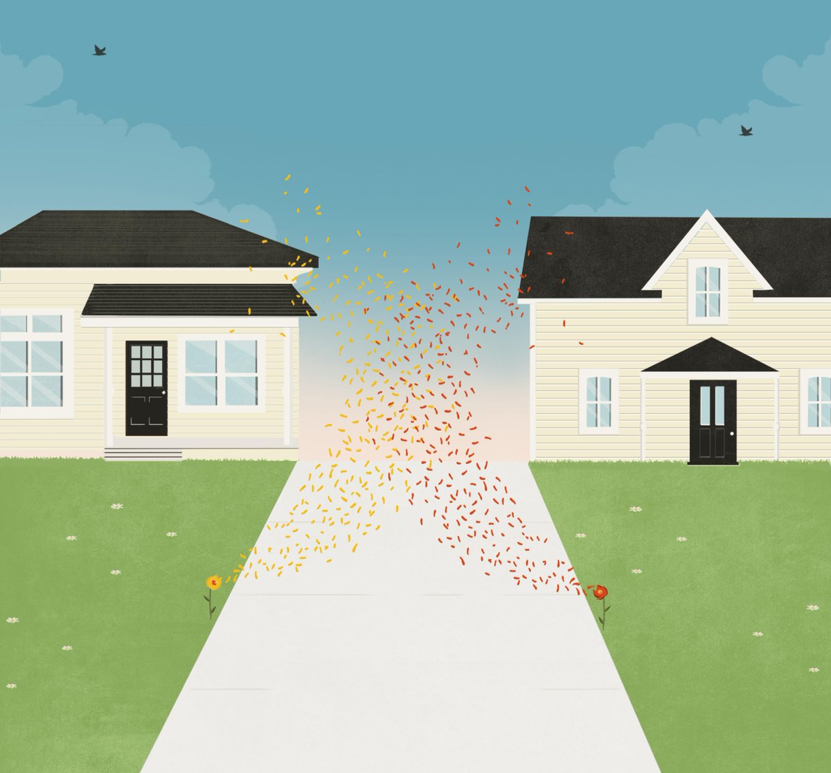 The illustration for Mysterious Ways magazine for an article about Hillary Harris. Adopted as an infant, Hillary found out that her new next door neighbor was, in fact, her long-lost sister.
Kathi Rota AD.
<a href="/AnnaGoodsonMgmt/">Anna Goodson Illustration Agency</a> #illustration #illustrations #illistrator