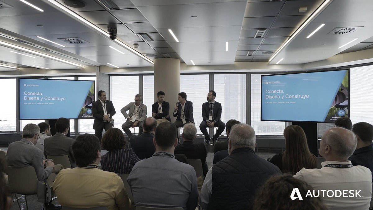 oliebana's tweet photo. Encantado de haber representado a #Aelca hoy en jornada de @AutodeskEsp en #ThinkersClub #Futureofmaking #CustomerSuccess hemos hablado de implantación #bim en promotoras e ingenierías, la construcción en España está cambiando #TransformaciónDigital #AEC https://t.co/6r7IkYqjQG