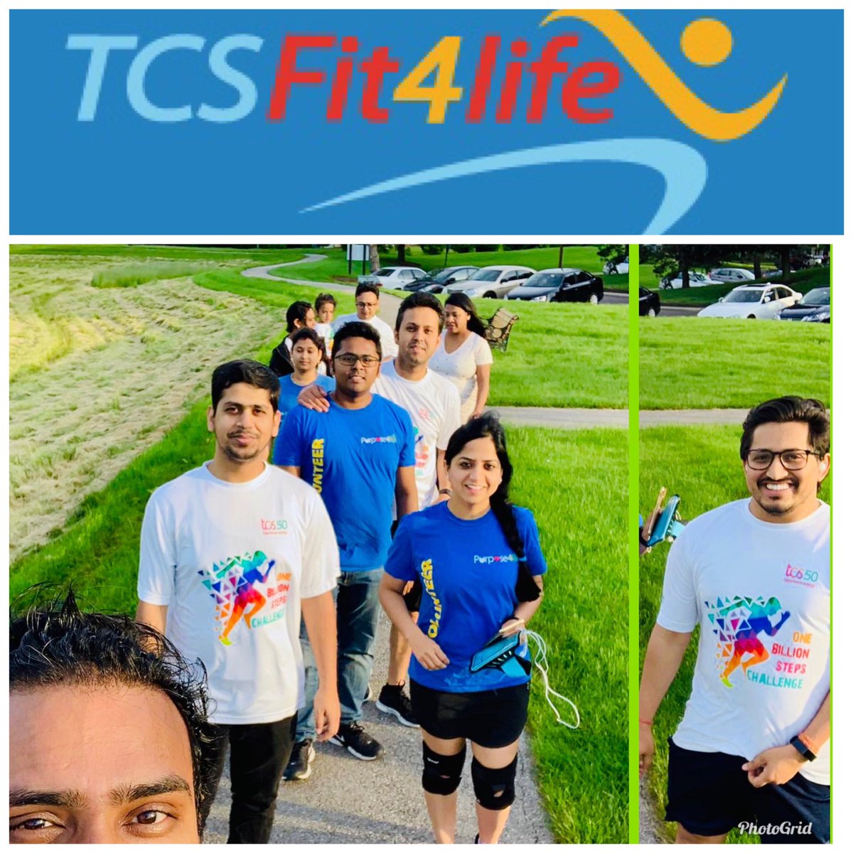 GandheDurga's tweet image. Celebrated #GlobalRunningDay with a group run  #TCSNA @gauravc @abigailcsr