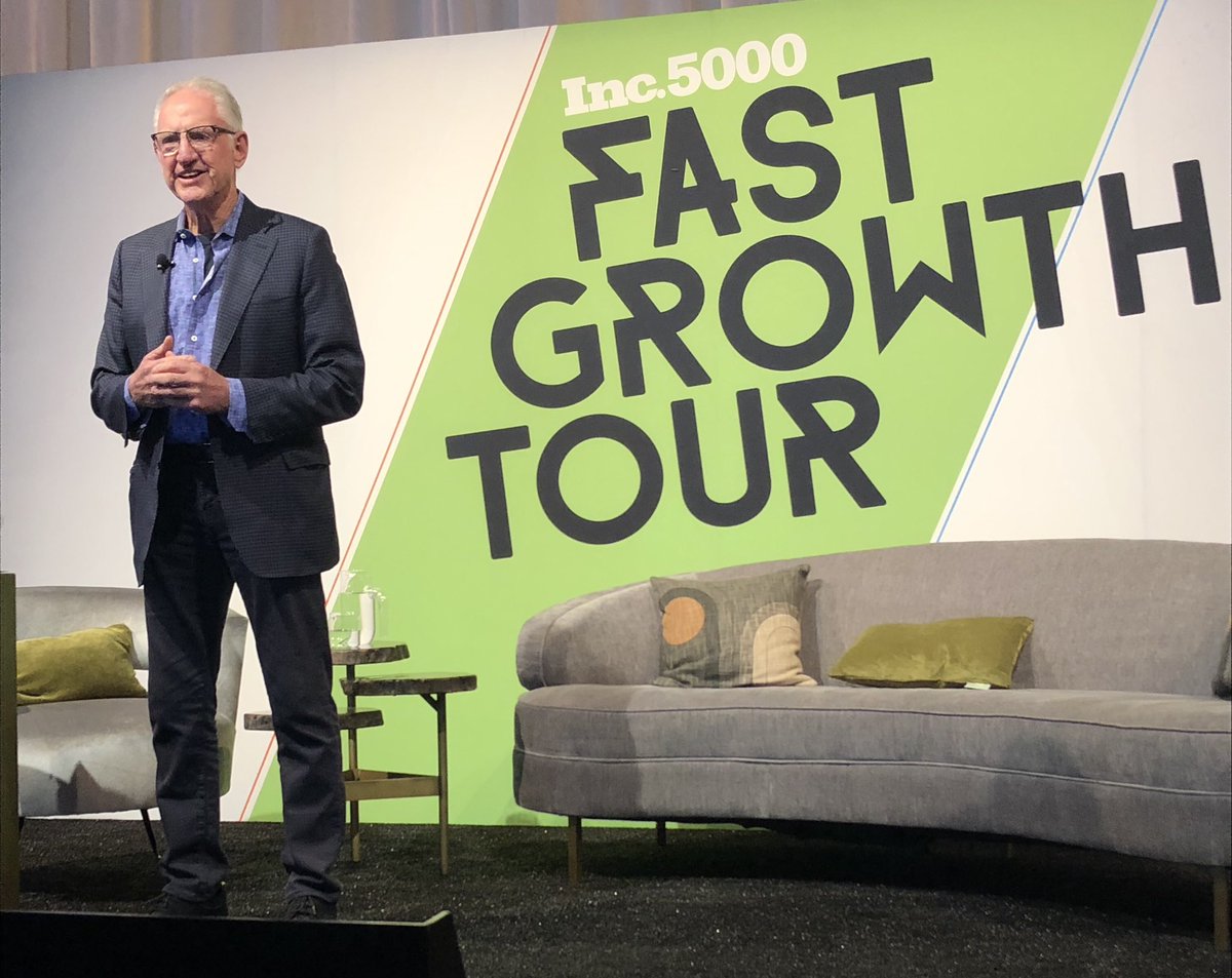 Inc's tweet photo. “The first year, we sold 28 pairs of Uggs. It would’ve been a good time to give up, but we couldn’t. Because I still had 500 pairs in my house.” @briansmithugg remembers the early years of @UGG at #IncFastGrowth https://t.co/gSzpJWGzJz