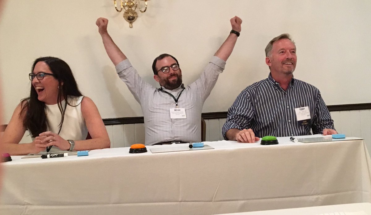 <a href="/InEconDevAssoc/">IEDA</a> - Economic Development “JeoParody” was so much fun! Special thanks to the host Alexis Trebrek (@DE_ErinS) and our awesome contestants <a href="/DHillsdonSmith/">Devin Hillsdon-Smith</a> <a href="/CZaugg/">Courtney</a> and Terry Lee! Congratulations <a href="/DHillsdonSmith/">Devin Hillsdon-Smith</a> on winning. #EconomicDevelopment #explorewithIEDA