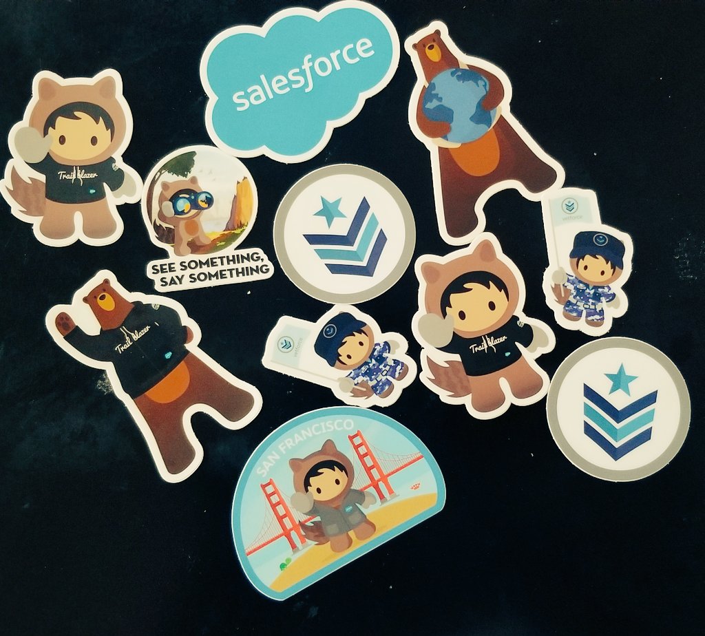 SisoNtuli's tweet photo. It's about your community seeing a tweet about your daughters #SalesforceStickersCollection and realizing she needs more and sending them some! Thank you @Vetforce for the cool new stickers for my daughters. They love them!! #VeteranTrailblazer Received on #DDay75 https://t.co/5SmRpc1EDG