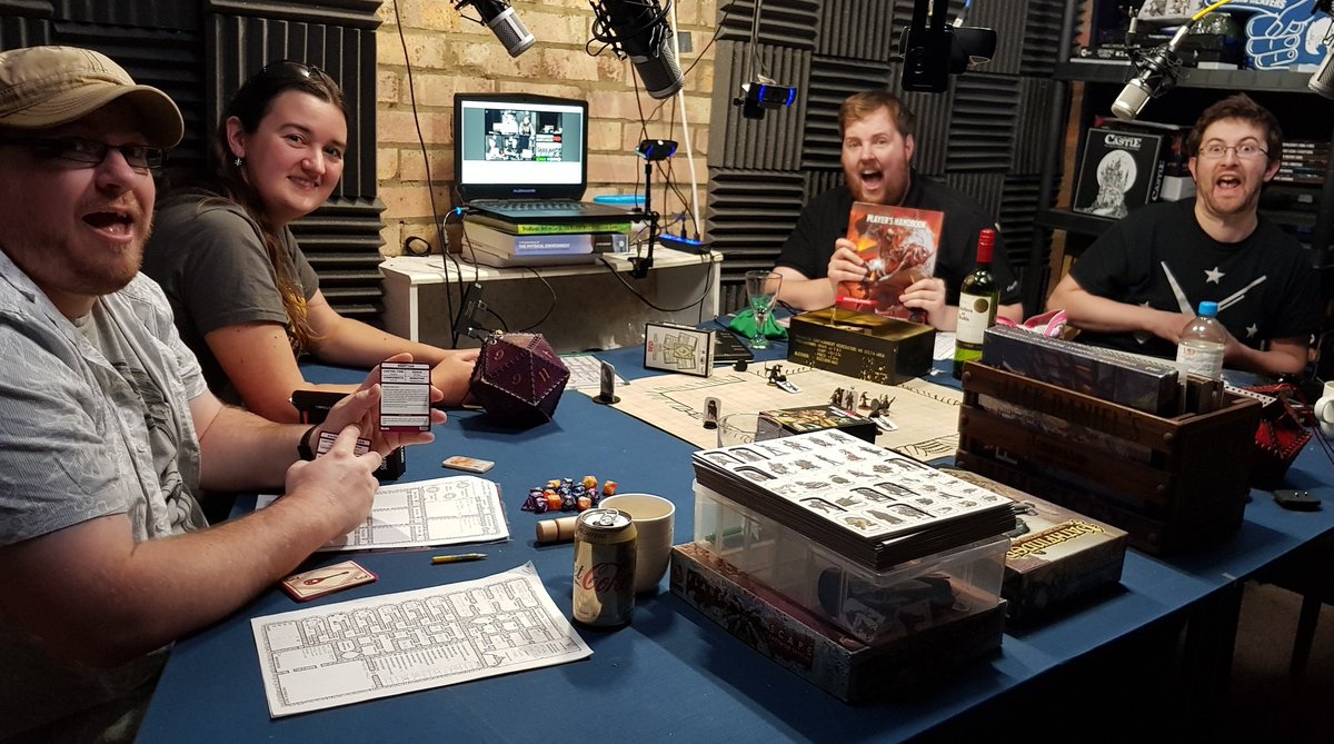 GarblagGames's tweet photo. Just finished a great session of D&amp;D as the heroes battle an elemental in the basements of the Hall of Records in Sigil.

Great session which will be up on the channel soon!

#dnd #dnd5e #planescape #ttrpg #rpg #actualplay #holyjavelin #packtactics #miniatures #sigil #youtubers https://t.co/fBIbWwFJaj