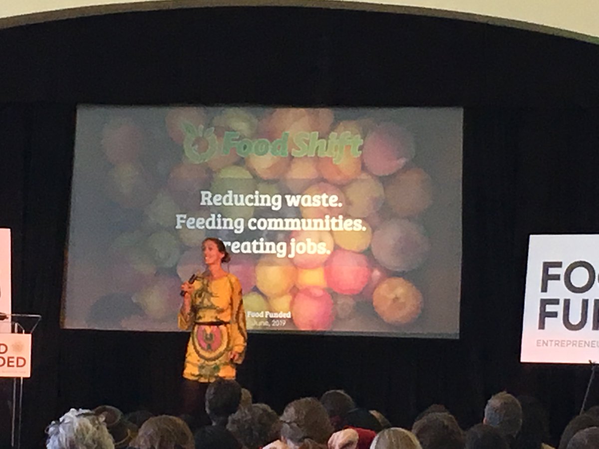 Inspired by her own experience attending a food conference, Dana of <a href="/FoodShift/">Food Shift</a> presents her impact and values at <a href="/FOODFUNDED/">FOOD FUNDED</a> #foodfunded2019