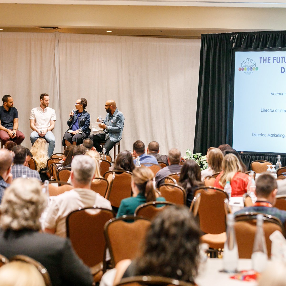 ShowCanada2026's tweet photo. A very insightful panel on what’s next for digital marketing! Thank you to our moderator, Quincy Kelman, and our panelists; Willy Kuehne,
Tariq Mahmoud, and Joanna Miles! #ShowCanada #DigitalMarketing https://t.co/yW7N7yuJ9b