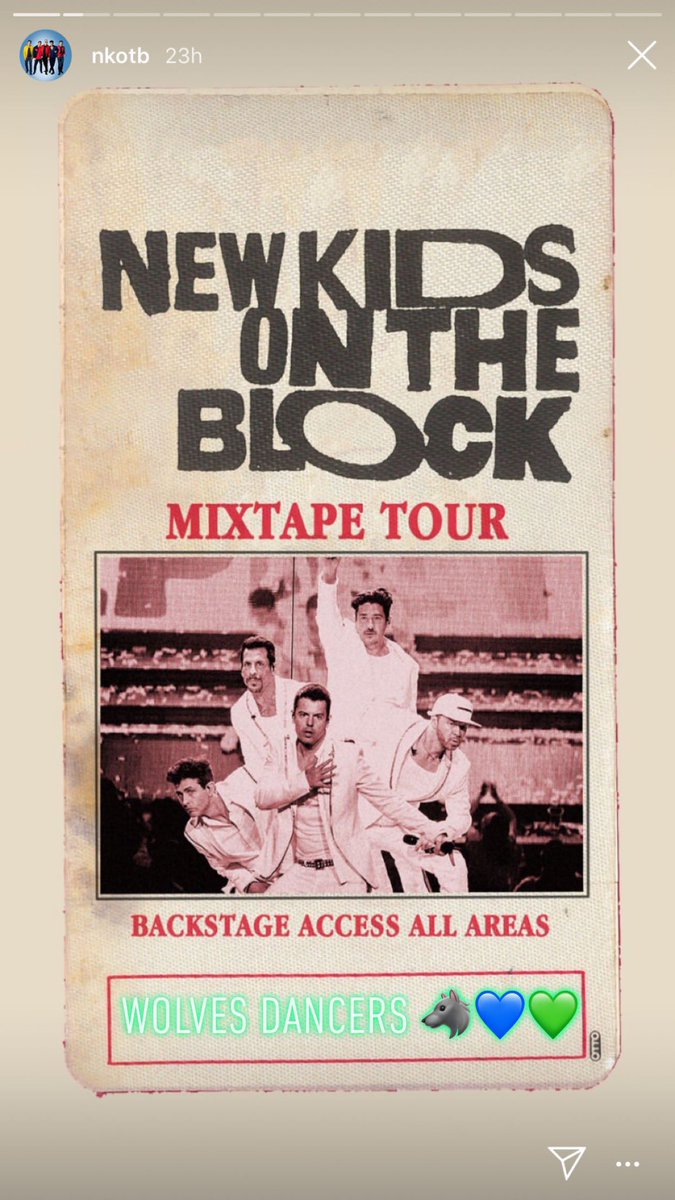 Regs214's tweet photo. Watch your Iowa Wolves dancers take the REAL stage with New Kids On The Block!!!!!! 🙀 Sunday June 9 @ Wells Fargo Arena 🐺 https://t.co/pYmy5x2Whp