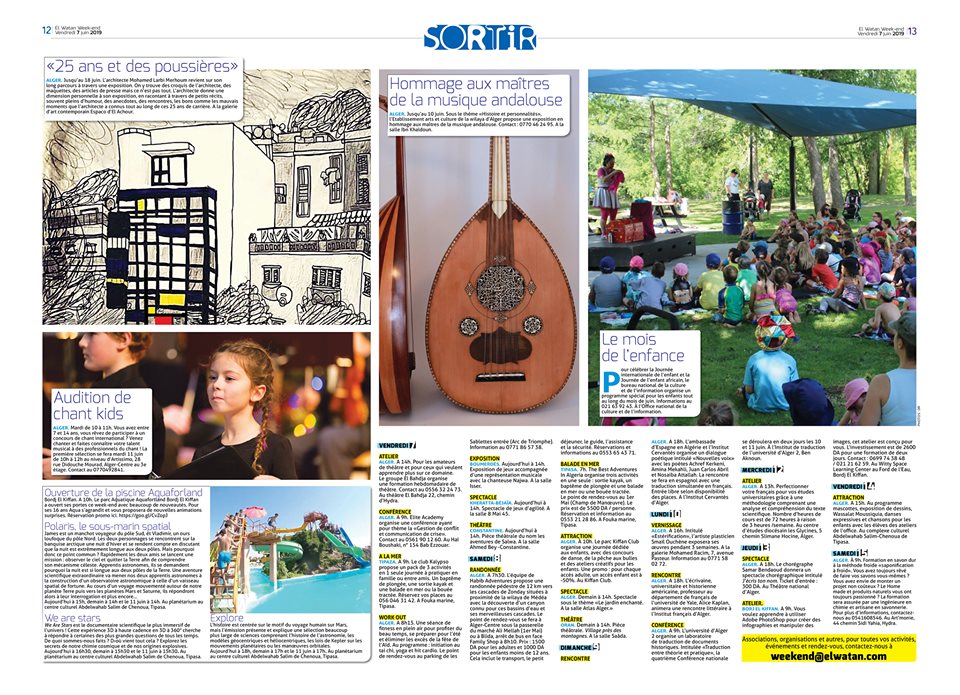 #Sortir RDV culturels de la semaine du 7 au 14 juin 2019