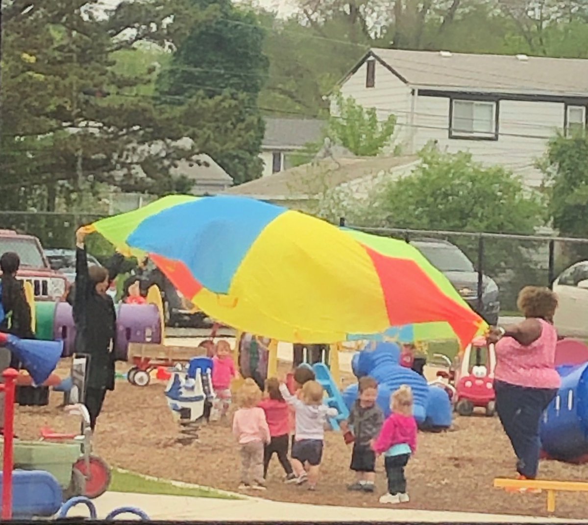 BBBtheplacetobe's tweet photo. We got a little muddy but had a lot of fun.  First field day with everyone on the same field! https://t.co/4sYaIURHN7