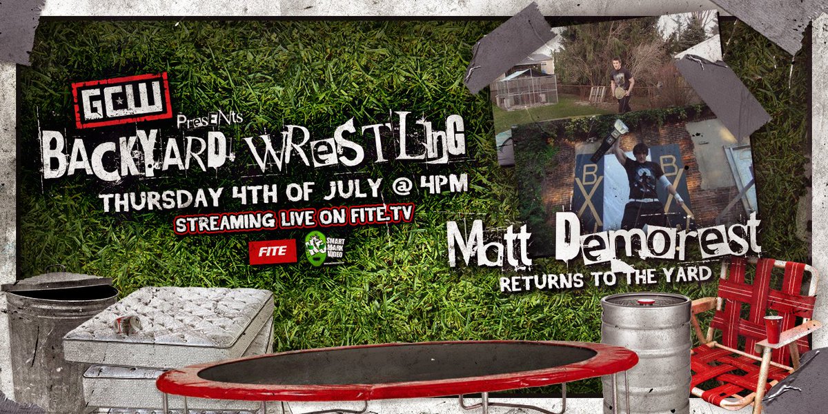 Gamechangerwrestling On Twitter Backyard Wrestling Update We