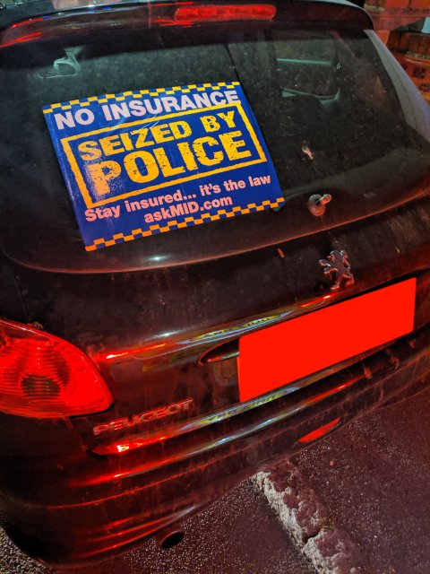 tvprp's tweet photo. #Slough. This Peugeot drive tried really hard to evade us when he saw us turn around for him. #Fail. Some digging and it transpires there's no Insurance. 6 points / £300 and we'll have your car until you get insurance. #Dontriskitforabiscuit #P640Ingram #P6775Bushell #TTCShift https://t.co/hi0zuFMKT6