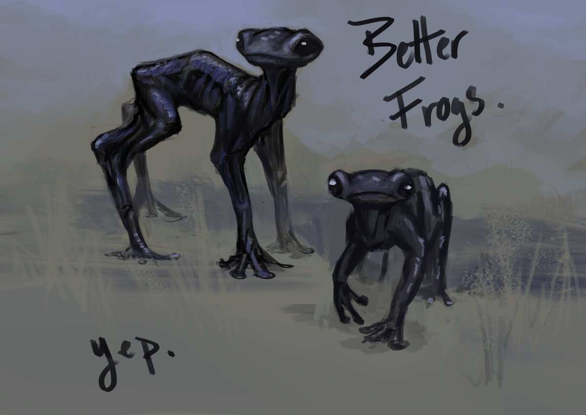 DaniHartel's tweet photo. hey i made frogs better. https://t.co/nQZ2R2qopk