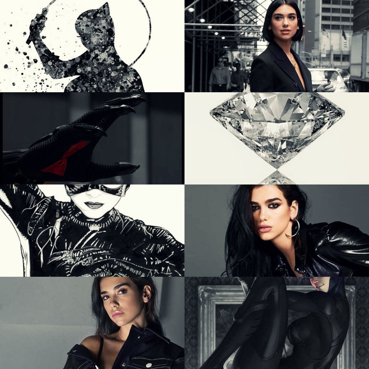 ༺ Selina Kyle ༻    
            alias  «Catwoman» 💎

   "La curiosidad mató al gato, pero la satisfacción lo trajo de vuelta".

    彡 Ladrona de guante blanco
  彡 Vigilante nocturna de Gotham
彡 RP en español

Miau... 🐾 
                     --- RT --- 
/Créditos @xOwnLegacy/