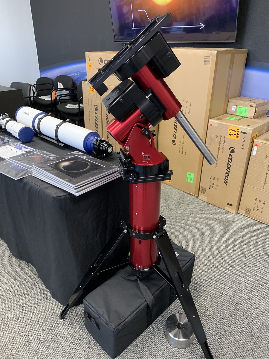 MileHighAstro's tweet photo. Absolutely love the look of the Paramount MyT mount and tripod. If you want the very best in a portable imaging platform, built right here in Colorado, come in and take a look at the MyT!
#apgear #paramount #myt #astrophotography https://t.co/m5Nfq6FeNQ