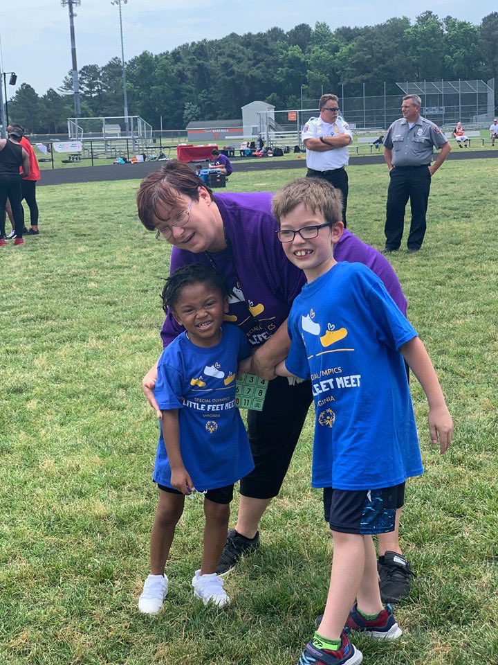 SOlympicsVA's tweet photo. We had the Peninsula's very first Little Feet Meet today at @TabbHighSchoolT.  It was such a wonderful success!! https://t.co/czHFC57KLD
