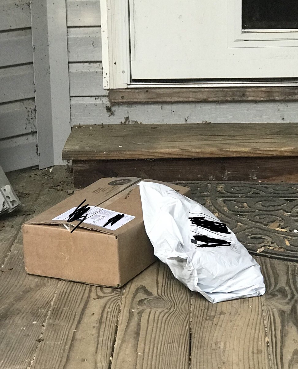 ChargePositif's tweet photo. @chemicalguys I’m not sure @FedEx cares much about packages. They left mine feet from a public road on wet grass, with torn boxes and rain showers... @UPS did a great job with delivery on covered porch... just sayin’ https://t.co/O4mr2mJfcg