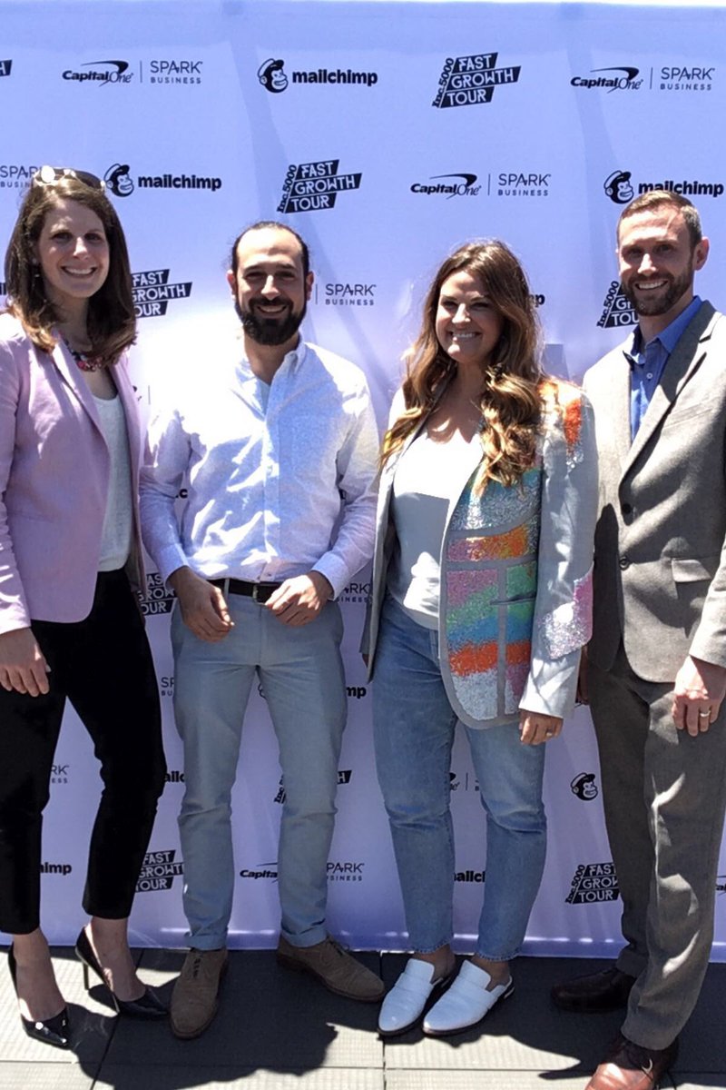 laurenlaughs's tweet photo. Amazing panel at #IncFastGrowth today featuring @CapitalOneSpark customers @TaKorean @farmgirlflowers @BransonZipline. Different industries but so many similarities in their businesses as they contend with giants! https://t.co/reck3dT5EH